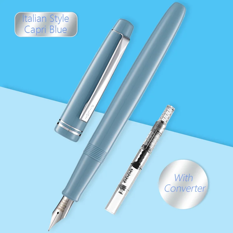 Pluma estilográfica original PILOT 78G+ inspirado en Nibtalian de oro iridio mejorado - Escritura suave para estudiantes profesionales: Azul / efectivo