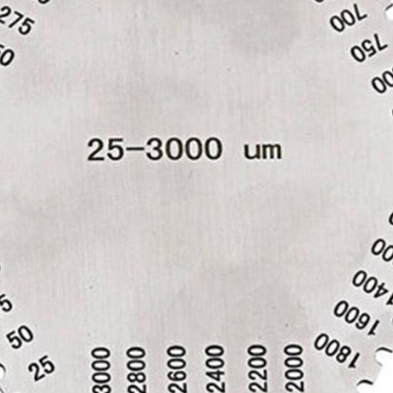 Peigne à Film humide hexagonal en acier inoxydable, Instrument de haute précision, jauge d'épaisseur de diaphragme humide en acier inoxydable