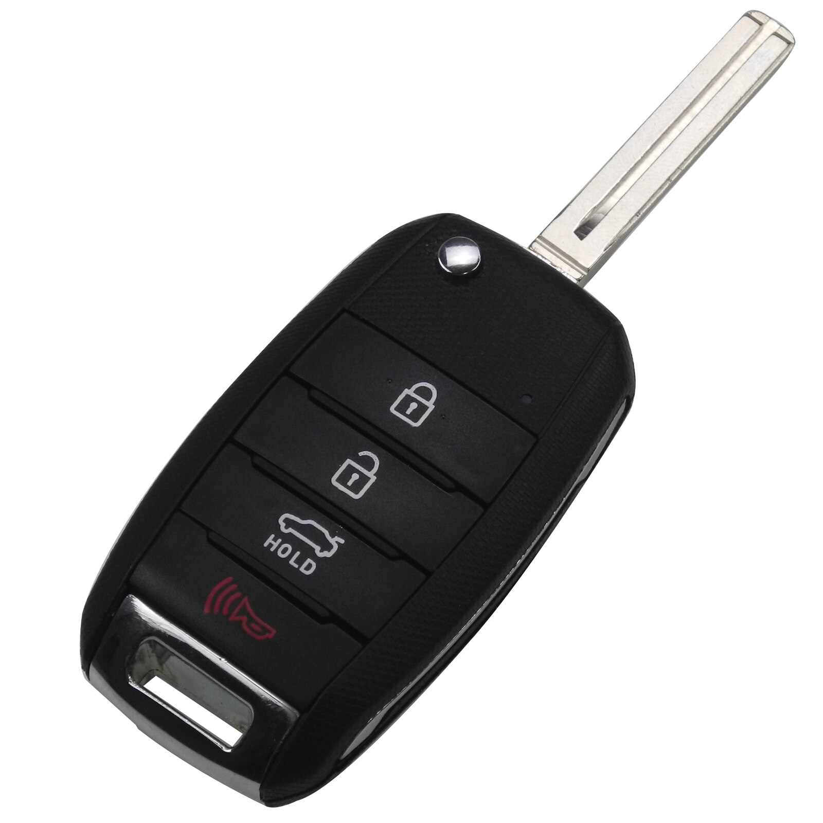 Bilchave 4 Buton Flip Folding Remote Key Shell Fob For KIA K3 K2 K5 Rio Sorento Carens Cerato Replacement With HYN14/TOY40 Blade
