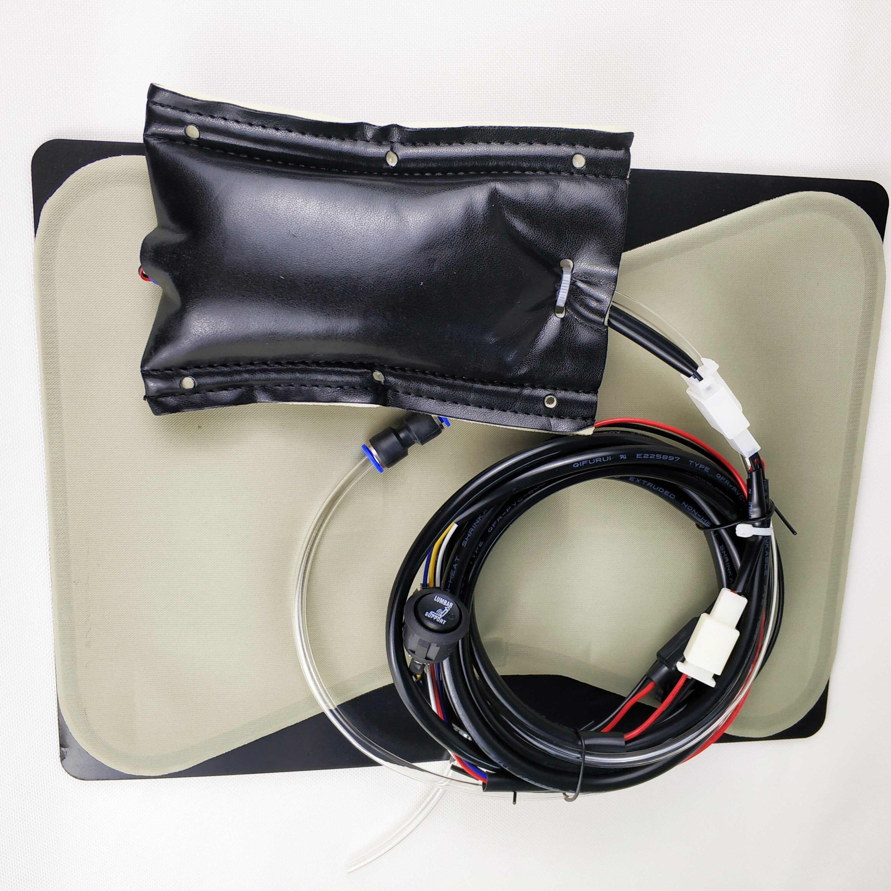 pneumatic electric lumbar auto seat air Embedded lumbar airbag bladder switch comfort support seat cushion pillow massage