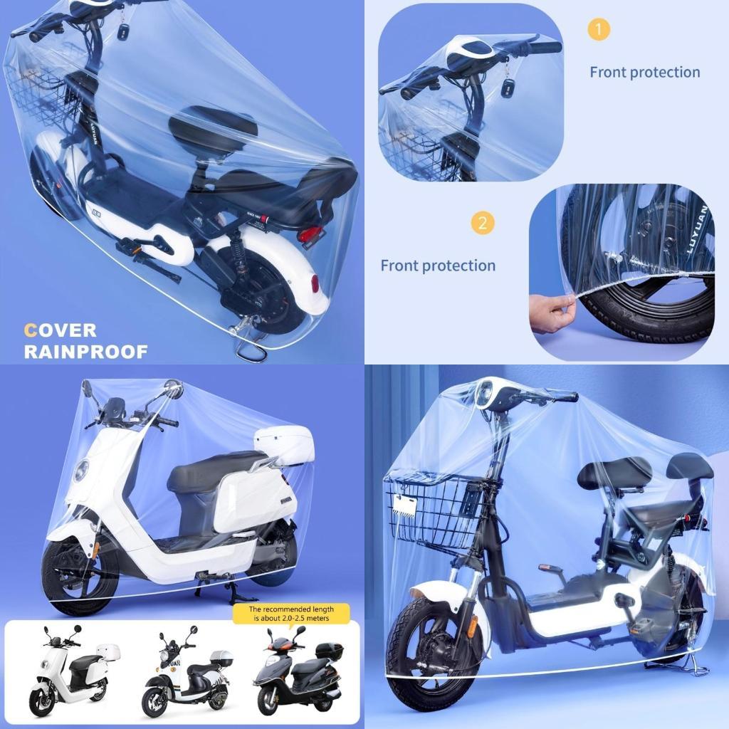 02de Universal- Motorrad Regenabdeckung sterben gesamte Saison wasserdichte Lagerung für Fahrradroller
