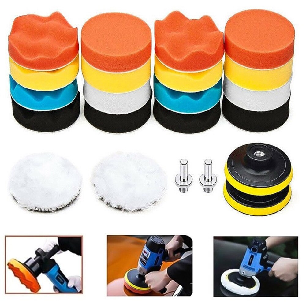 11pcs Auto Pad Drilling Polishing Sponge Kit Auto  – Grandado