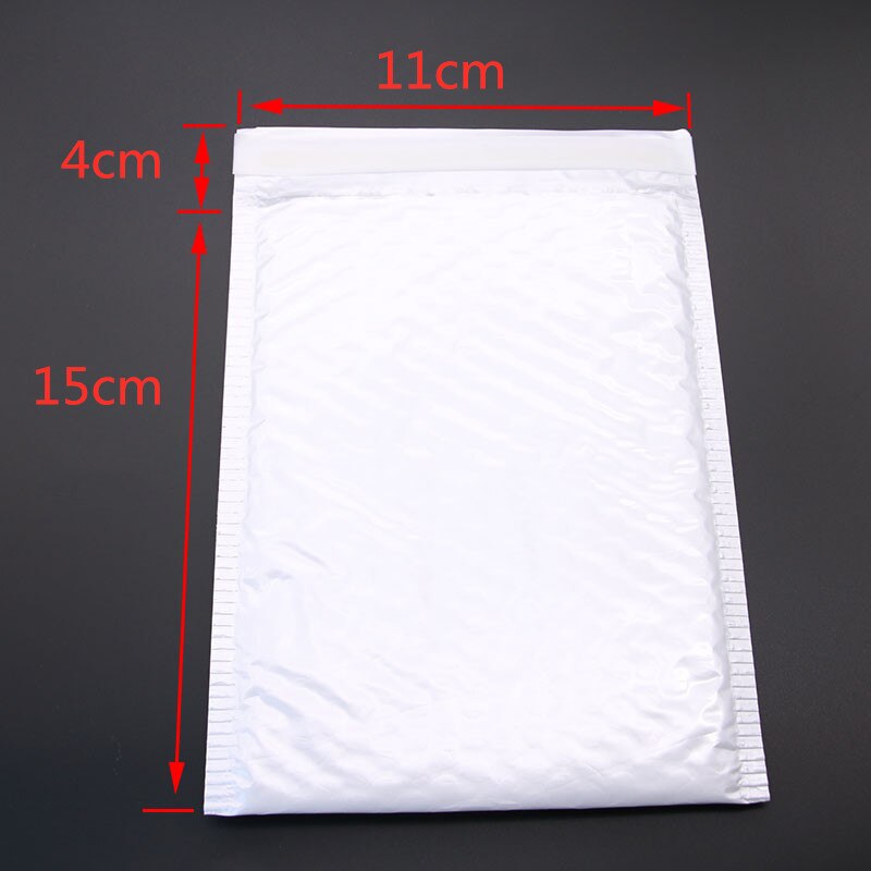 10 PCS/Lot 11cmx15cm White Foam Envelope Bags Self Seal Mailers Padded Envelopes With Bubble Mailing Packages