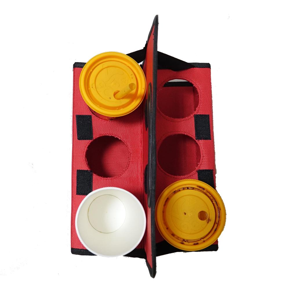 PK-6CUP: Cup Holder for Takeaways, Fit 6 Cups of Beverage, Use in Backpacks, Drinks Carrier