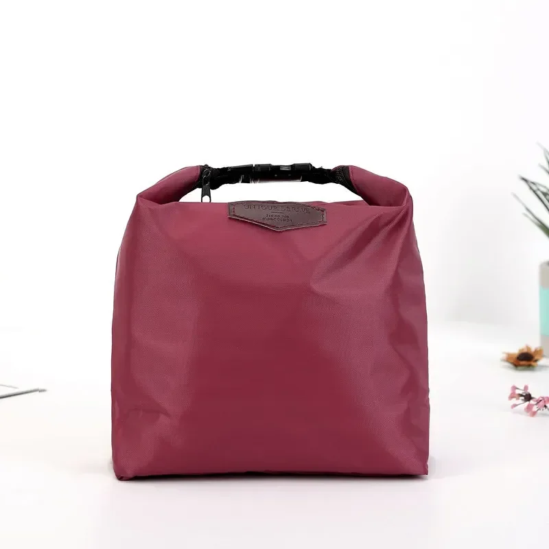 Bolsa de almuerzo con aislamiento térmico, bolsa de almacenamiento portátil de tela Oxford, bolsa de almacenamiento para lonchera, bolsa de comida picínica, paquete aislante, 1 ud.