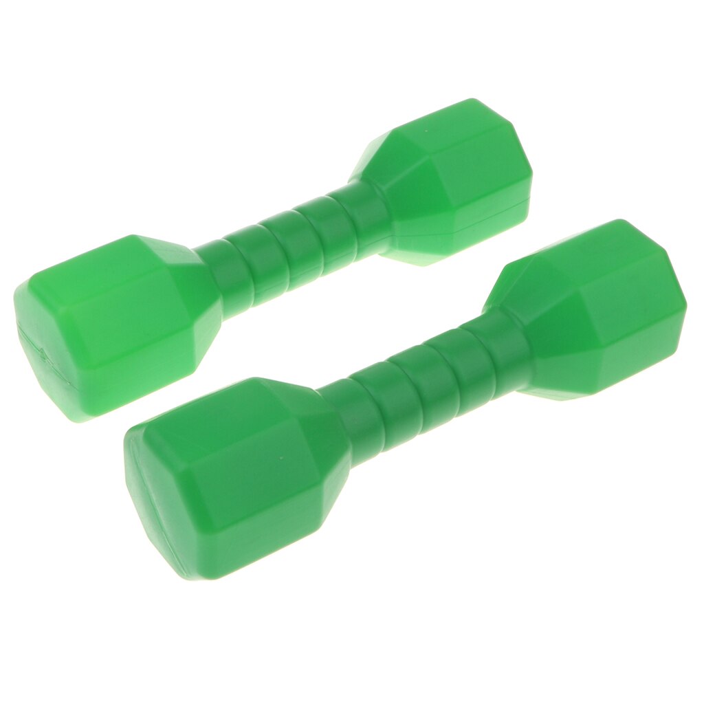 2 stykker håndvægte håndvægte håndvægt til styrketræning i forskellige farver: Grøn