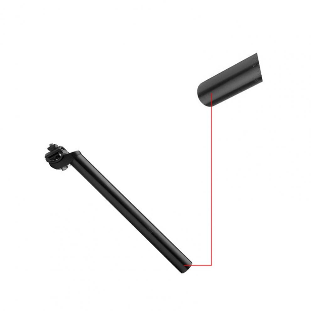 1 pc Bicycle seat post Aluminium alloy black lightweight seat post Strong and fit seat cushion bicycle seat post quick release