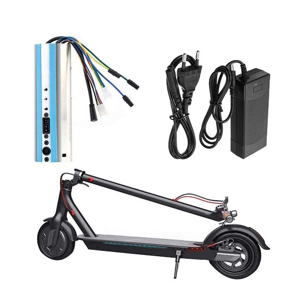 Elektrisk scooter bluetooth dashboard kontrol og oplader til ni-bot  es1/es2/es3/es4 eu stik