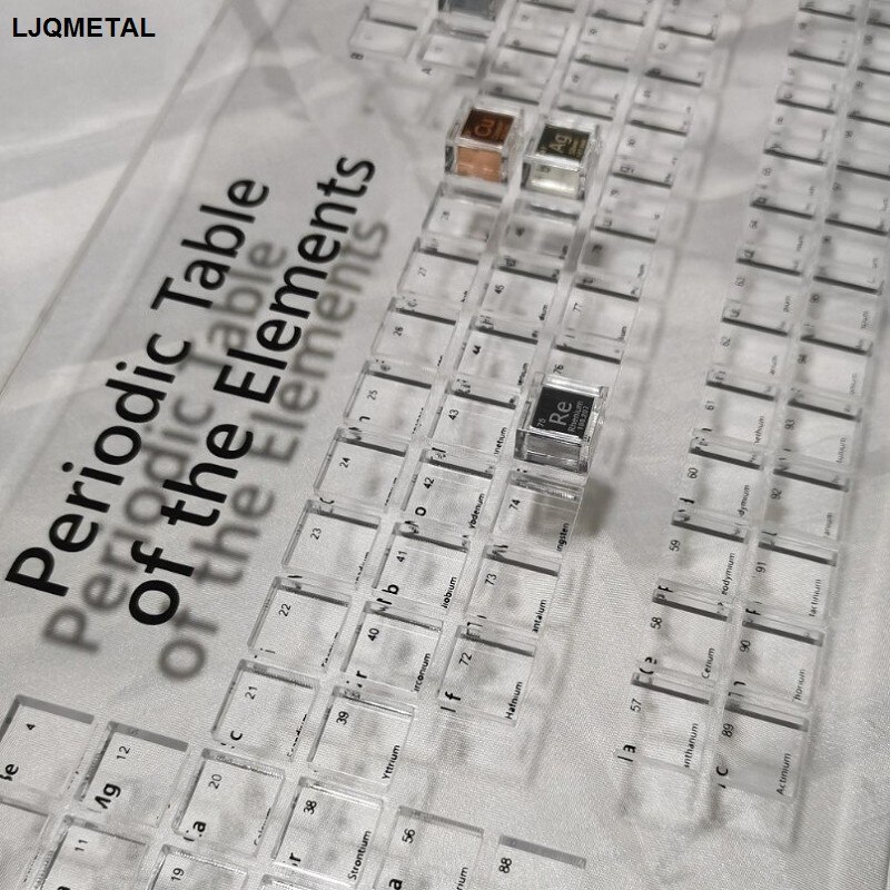 Acrylic Container for 10mm Cube Storage, Periodic Table of Elements Box