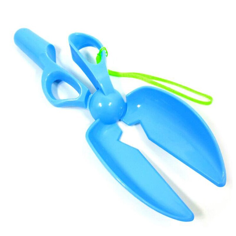 Long Handle Pet Poop Scooper Clips Scissors Jaw Poop Picker Pooper Scooper Dog Poop Cleaning Shovels Waste Pick Up Cleaning Tool: Blue