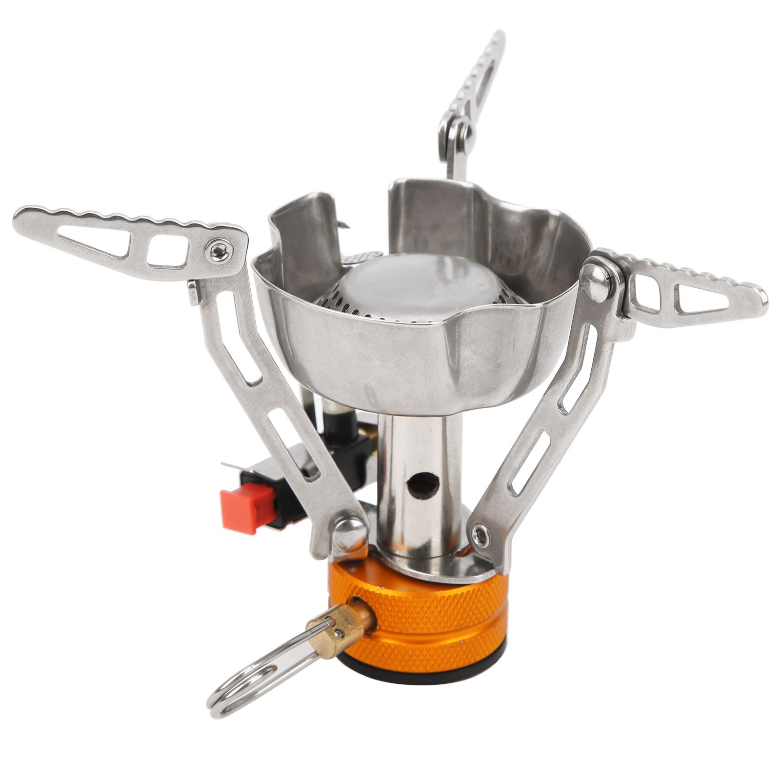 Mini horno portátil para acampar, estufa de Gas a prueba de viento, plegable, para Picnic, a prueba de viento