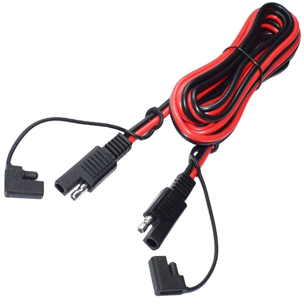 SAE Plug 200CM SAE Power Automotive Extension Cable 14AWG Quick Disconnect Plug for Car Motorcycle Solar Panel Battery Chargers