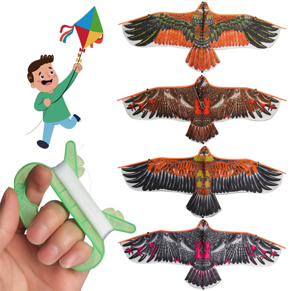 11M Eagle Kite Met 30 Meter Kite Lijn Grote Vliegtuig Adelaar Vliegende Vogel Vliegers Kinderen Beste Cadeau Familie Uitstapjes tuin Outdoor Sport