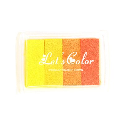 Craft ink pads voor stempels Febric Voedsel Papier 15pcs Rainbow Kleur Veiligheid Niet Giftig kinderen Vinger print Art Kids Gif
