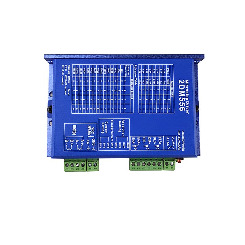 ！2DM556 NEMA23 2 phase stepper motor driver 32bit DSP DC36V 5.6A JMC replace leadshine DM556，Buy as soon as possible！