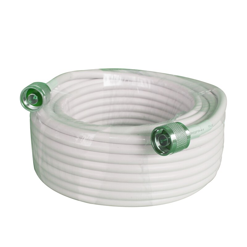 Cable Coaxial RG6 de baja pérdida de 13 metros, conector Coaxial de 50ohm N macho a N macho, Cable de comunicación Coaxial para amplificador de señal de teléfono móvil