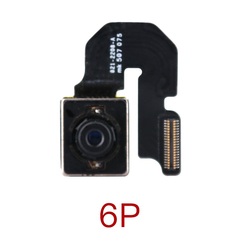 Back Camera For iphone 6 6s 6sp 6P 7 7Plus 8 8Plus X XR XSM Main Rear Camera XR SE2 Rear Lens Flex cable Replacement: 6P