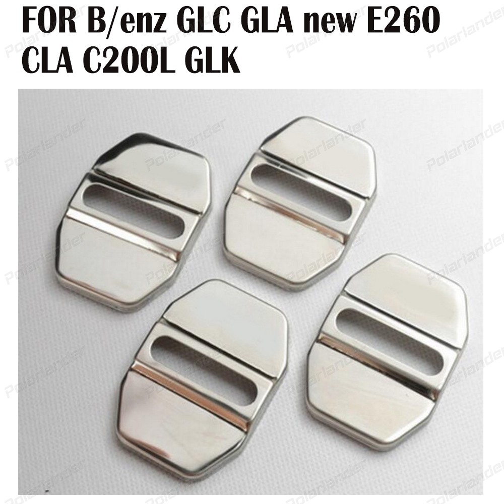 Para Benz GLC GLA E260 clase CLA C200L GLK RAJQ-BENZR12 4 Uds cubierta de cerradura de puerta 002-1Maybach S 15 002-2M 12 15 002-2SL 13 16