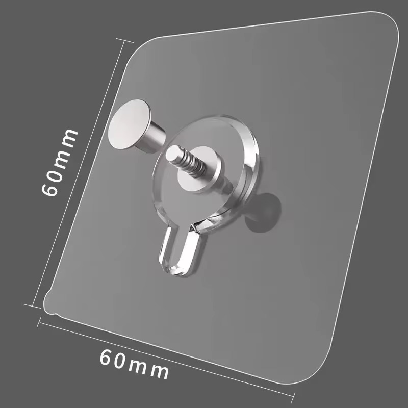Ganchos adhesivos fuertes, soporte para marco de fotos, póster, reloj, sin ganchos de perforación, hogar, cocina, baño, colgador impermeable, ganchos de tornillo