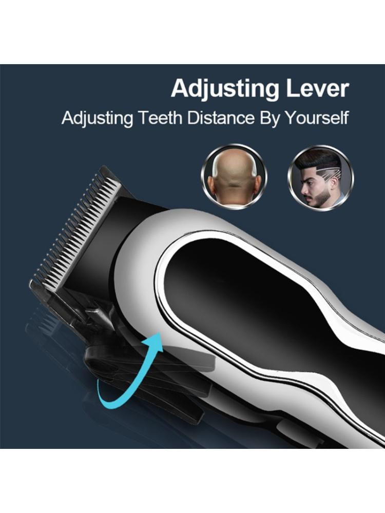 Hair Clippers Men Trimmer Adjustable Blade Barber Grooming Kit Electric Haircut Cutting Machine