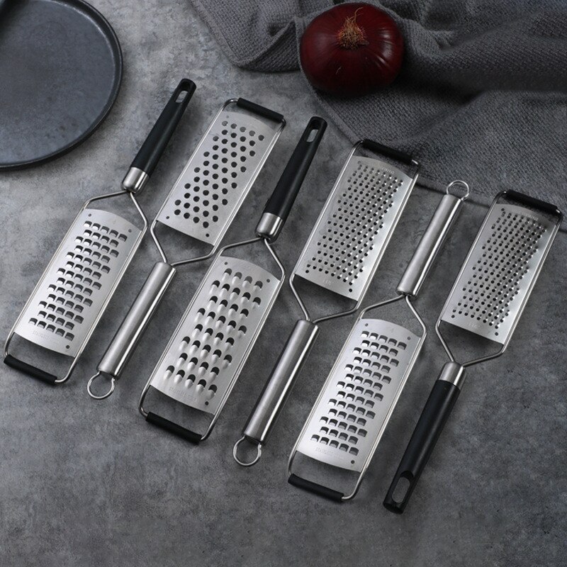 Griff Käse reiben für küche 304 Edelstahl Multi-zweck Reibe Schneidemaschine für Gemüse Obst Schokolade