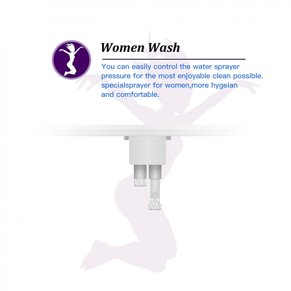 Smart Shower Nozzle Flushing Sanitary Device For Smart Toilet Seat Bidet Toilet Adsorption Type Intelligent Cleaning SOOSI 1000