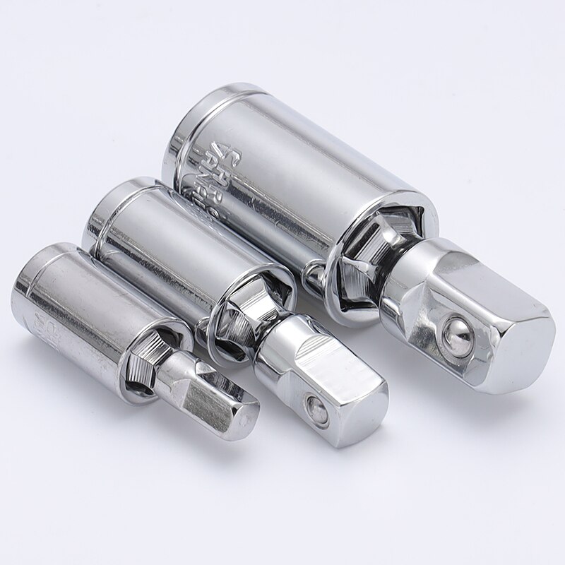 Universal Joint Ratchet Angle Extension 1/4 "3/8" 1/2 " Bar Socket Adapter Manual And Pneumatic Folding Adapter Socket Tools