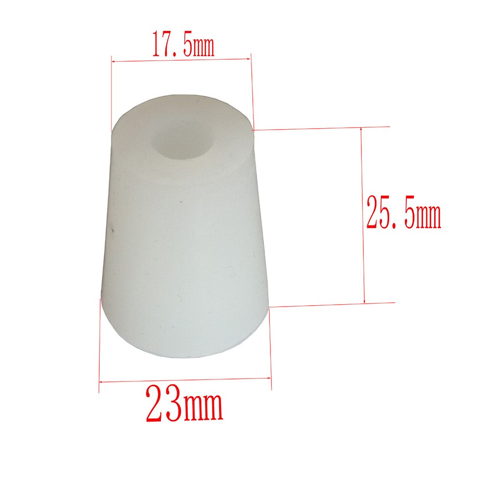 3 #-14 # siliconen Plug Met Gat voor Luchtsluis Waskolf Brouwen Wijn Food Grade Siliconen Rubber Stop: size 3