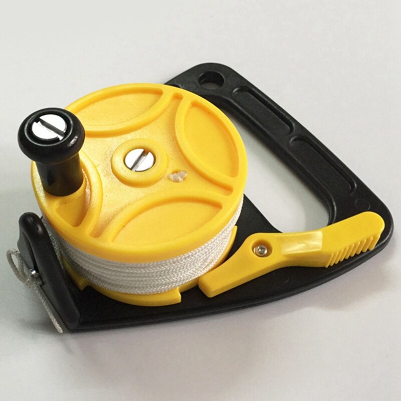 Compact Scuba Dive Reel Kayak Anchor With Thumb Stopper For Safety Underwater Diving Snorkeling