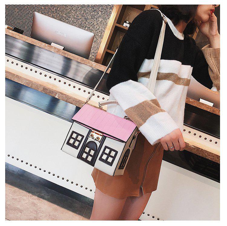 Sac à bandoulière en cuir Pu pour filles, maison, sac à épaule pour dames, sac à main décontracté: WHITE