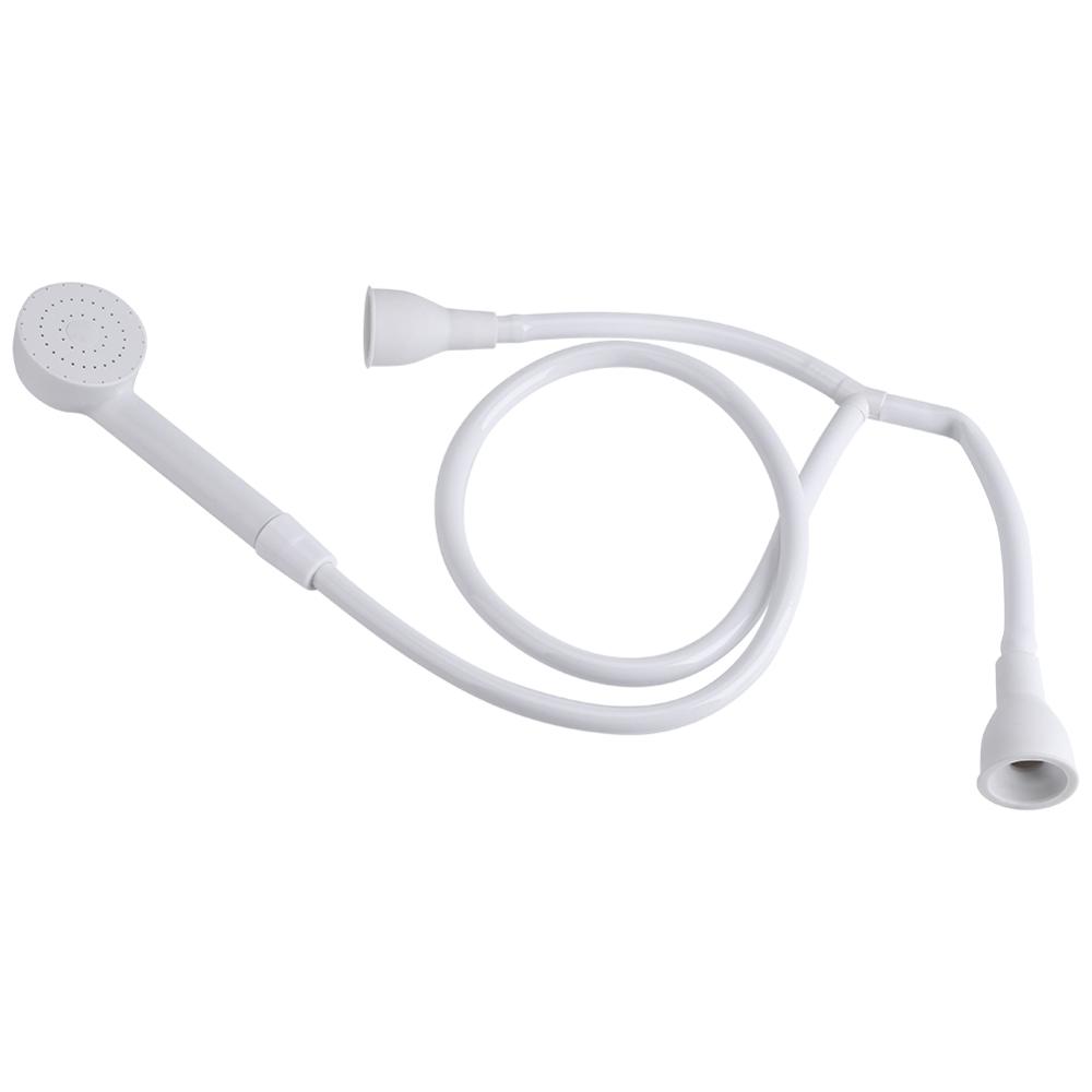 Pet Dog Cat Cleaning Shower Head Hose Push On Bath Tub Sink Faucet Pet Water Shower Head: Double Tap
