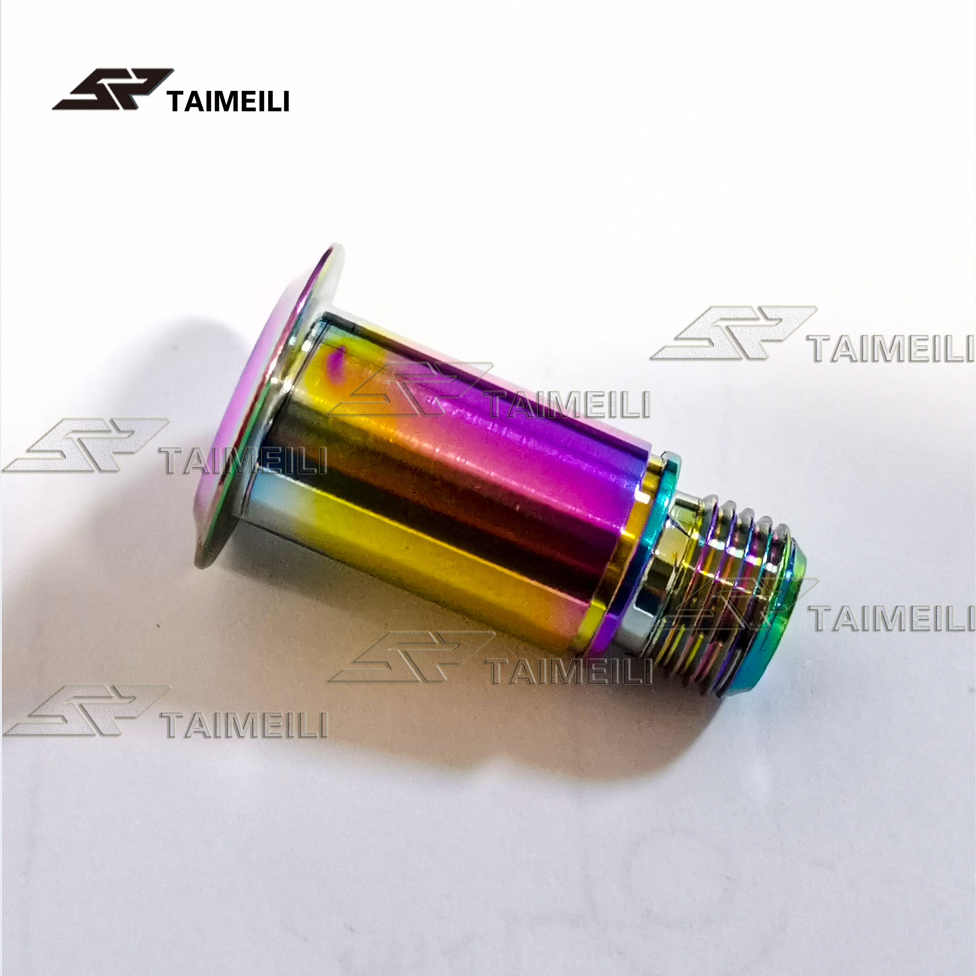 Taimeili sram xo  / x9 x 7gx /  rival 1 skifteraksel fastgørelsesskruer  gr5 titanium skruer patch: Regnbue