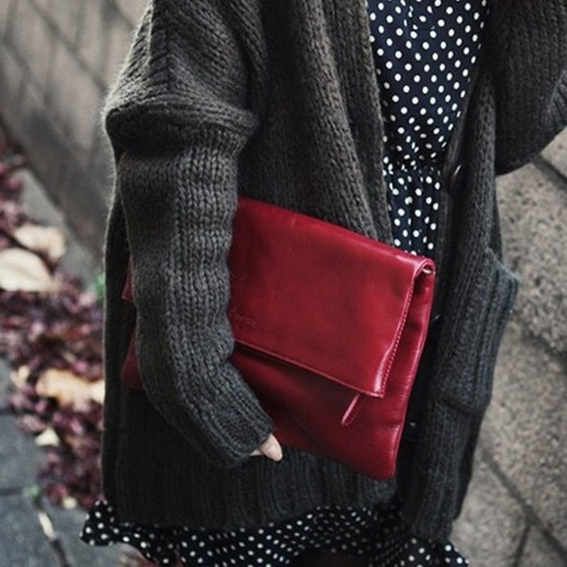 Korea dongdaemun ins kvindelig clutch taske vild simpel skuldertaske chic diagonal cross håndtaske