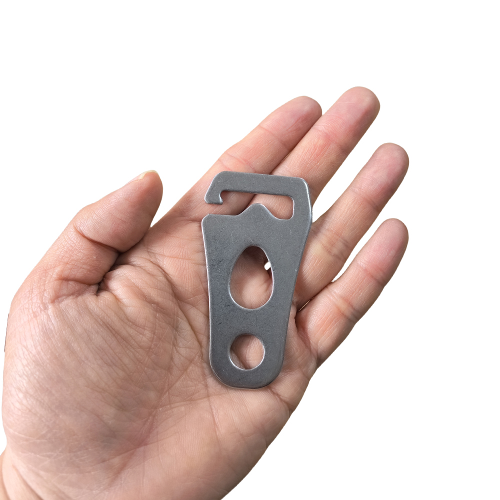 2/4Pcs Camping Tent Adjuster Wind Rope Buckle Camping Rope Buckle Canopy Rope Tightener Stainless Steel ​Awning pole Fasteners