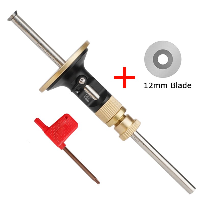 Precision European Scriber Ruler Marking Gauge Fine-tuning Automatic Alloy Line Scribing Depth measurement Tools: Type-B