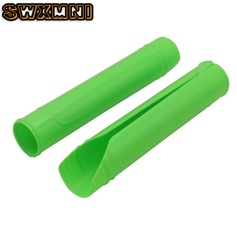 Motocykl uniwersalny widelec gumowa osłona amortyzator straż ochraniacz dla brud rower dla Yamaha dla Kawasaki dla Husqvarna: zielony