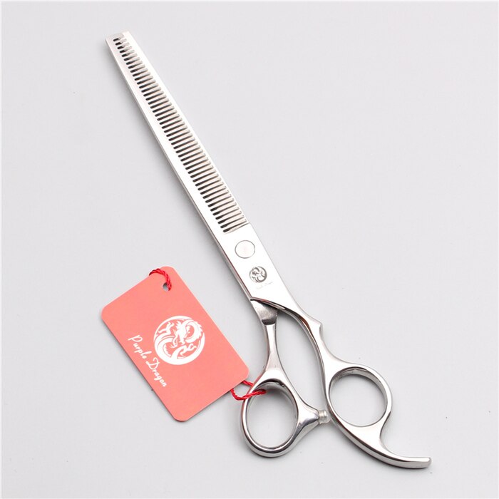 Z1006 7.5" Stainless Grooming Scissors Straight Shears Thinning Shears Pet Scissors Cats Dog Scissors Animal Shears: Z1006 Yin T 7.5N