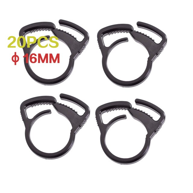 Buizen Fitting 16 20 Mm Tee Elleboog Gelijke Barb Connector End Plug Micro Drip Adapter & Pijp Haak Verbinding Bevestiging clips Tuin