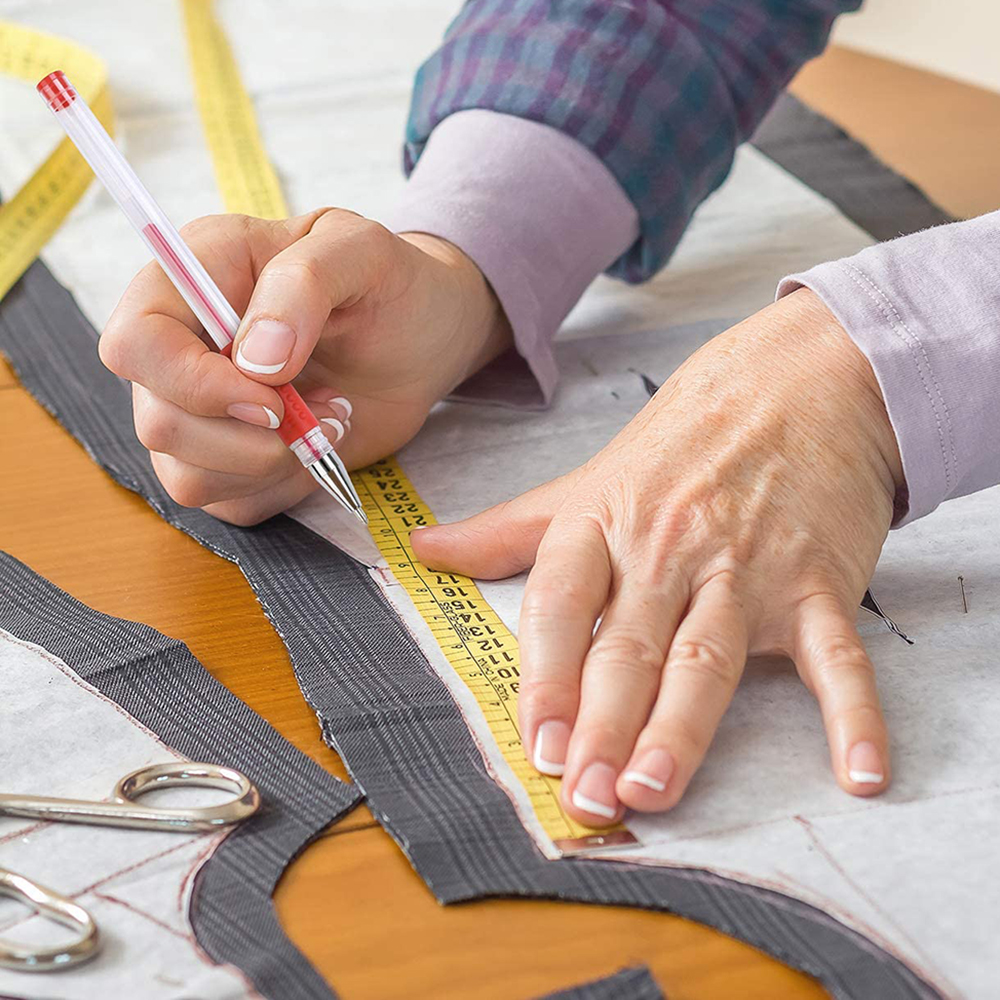 16 Stuks Warmte Wissen Pennen Stof Markering Pen Vullingen Warmte Uitwisbare Pennen Met 4 Pen Case Voor Quilten Naaien Diy kleermakerij Krijt
