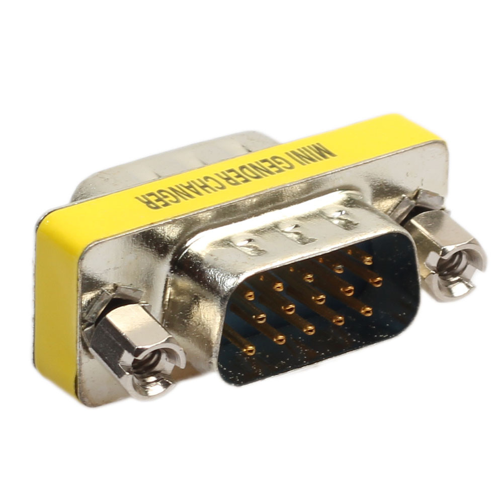 15 Pin Vga Svga Gender Changer Adapter Connector Koppeling Man Met Een HDDB15 Vrouwelijke Input 56 #