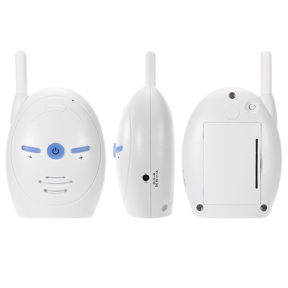 2.4GHz Wireless Infant Baby Audio Monitor Support 2-way Audio Voice Monitoring Crying Alarm for Baby Safety Security