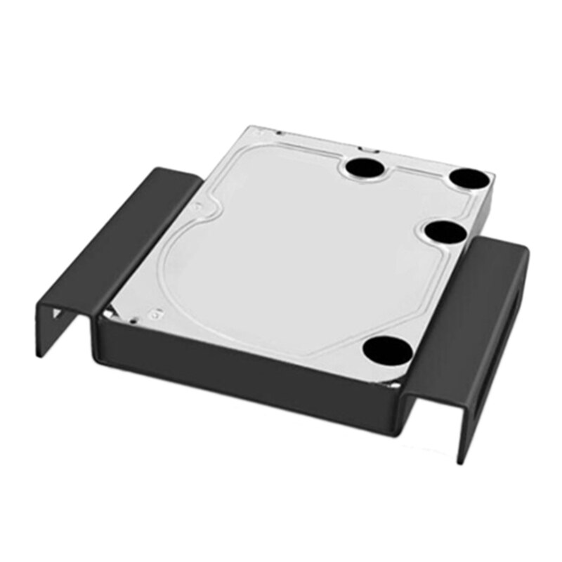 Aluminium 2.5 inch / 3.5 inch Hard Drive Mounting Adapter,Hard Drive Bracket,for 1X 2.5 Inch SSD/HDD to 5.25 Inch PC Bay