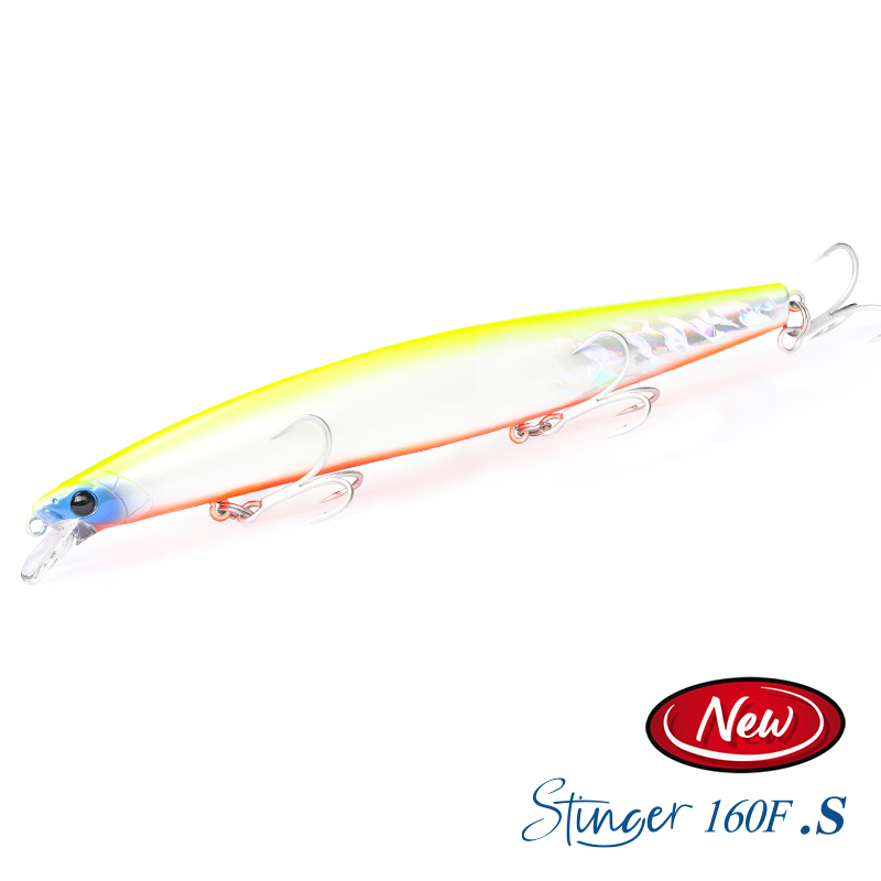 Tsurinoya 160F Drijvende Minnow Vissen Lokken Stinger 163Mm 31G Lange Casting Kunstmatige Zeebaars Saltwater Grote Harde Aas: Black