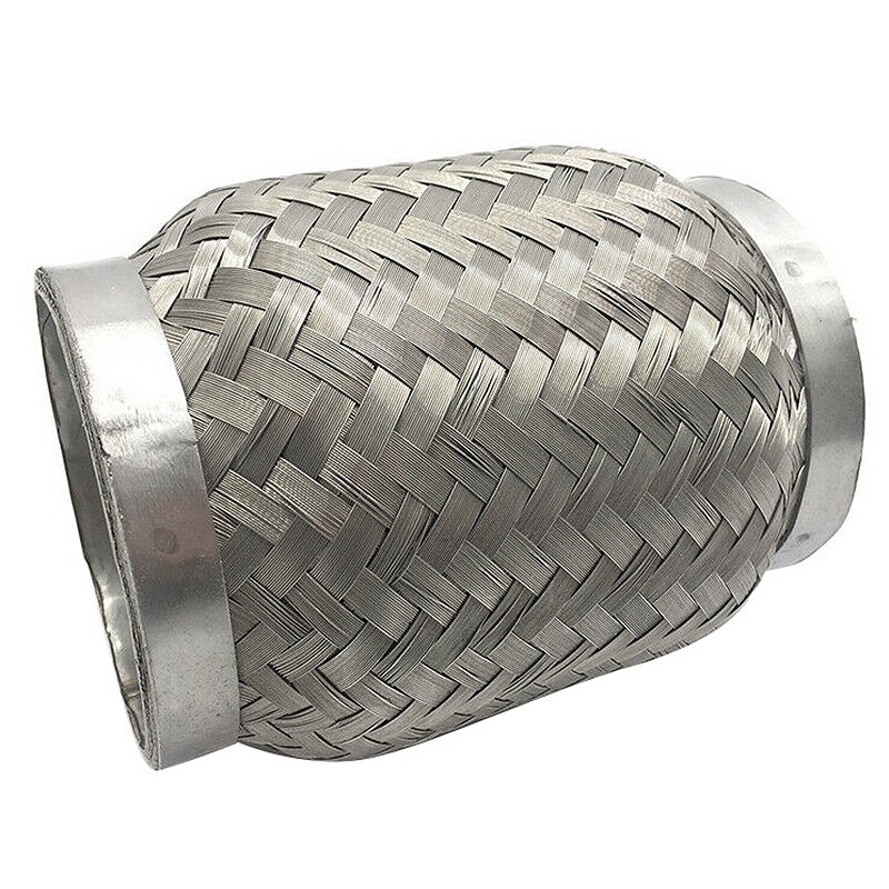 L1240 x 3.5 inch roestvrijstalen flexibele uitlaatpijp met gevlochten balg aan 6 binnenkant