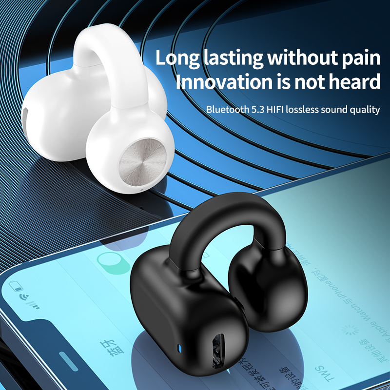 Z28 klips do ucha bezprzewodowe słuchawki Bluetooth bez douszne pojedyncze ucho sportowy zestaw słuchawkowy długi czas czuwania wysoka jakość dźwięku słuchawki muzyczne