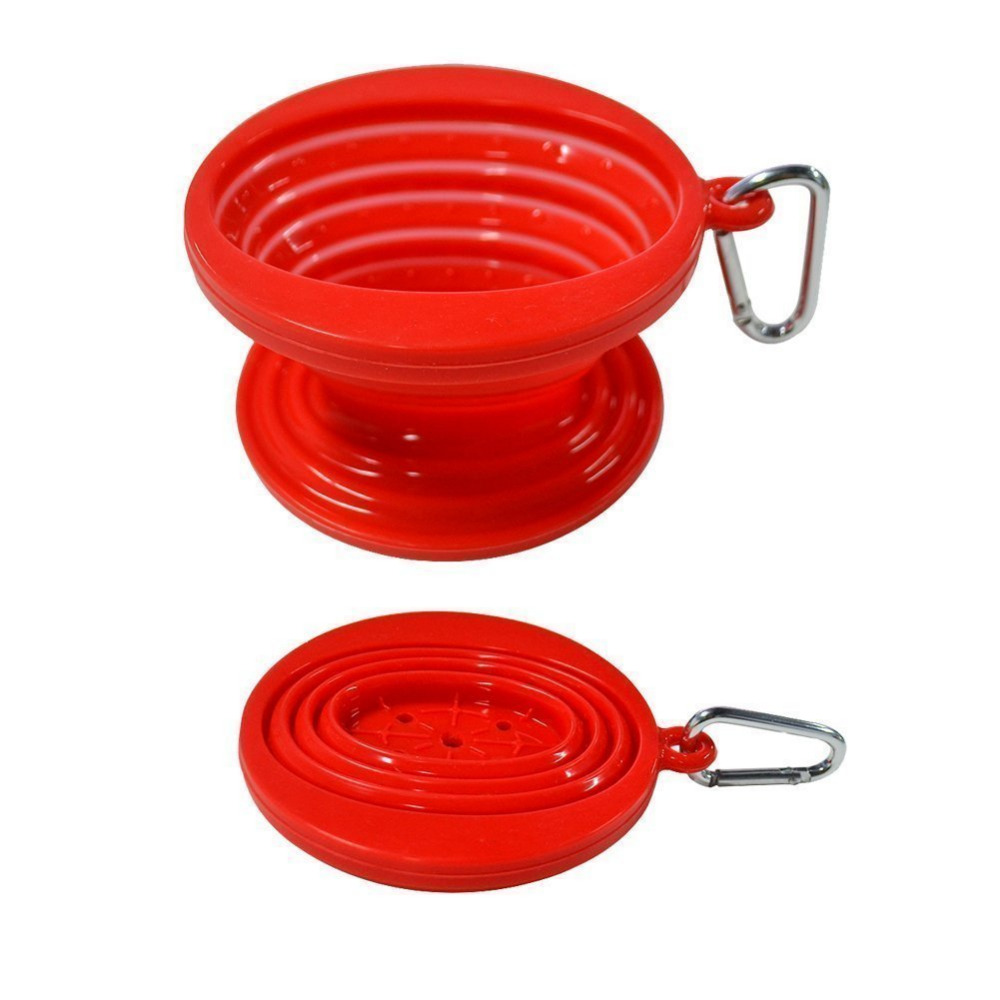 Realand Collapsible Silicone Coffee Dripper Tea Dripper Infuser for Camping Hiking Indoor and Outdoor Use