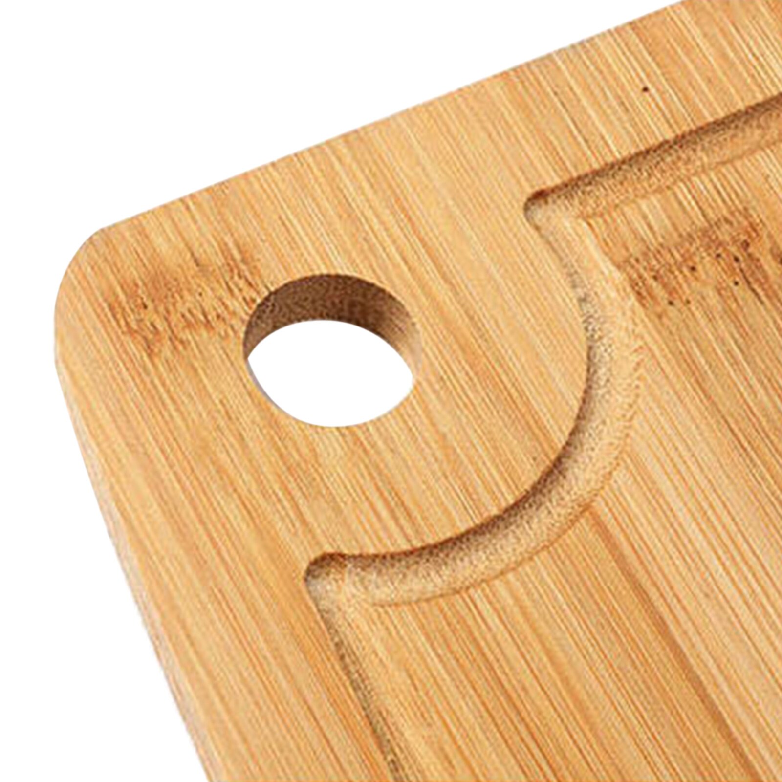 Chopping Block, Healthy and Bamboo Cutting Board with Hanging Hole for Meat Cheese Fruit Vegetables