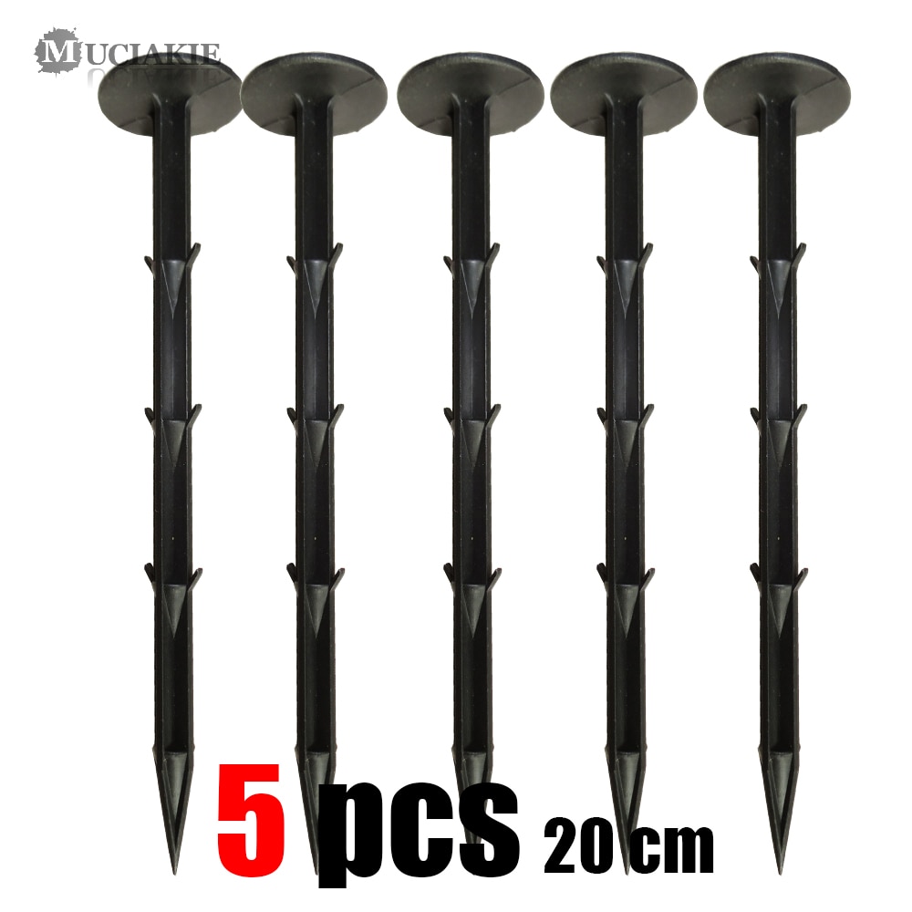 Piquet d&#39;ancrage pour la fixation de pare-soleil, 5 pièces de 20CM, pour le jardin, la serre, le sol