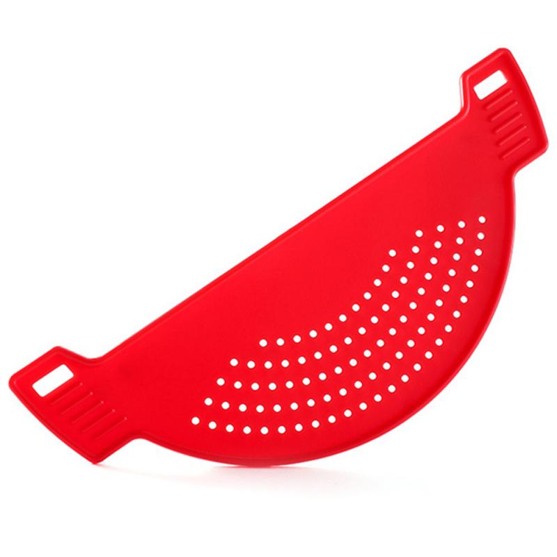 Plastic Drain Basket Washing Rice Filter Baffle Vegetables Fruit Cleaning Filter Rice Leak-proof Screen Kitchen Tool