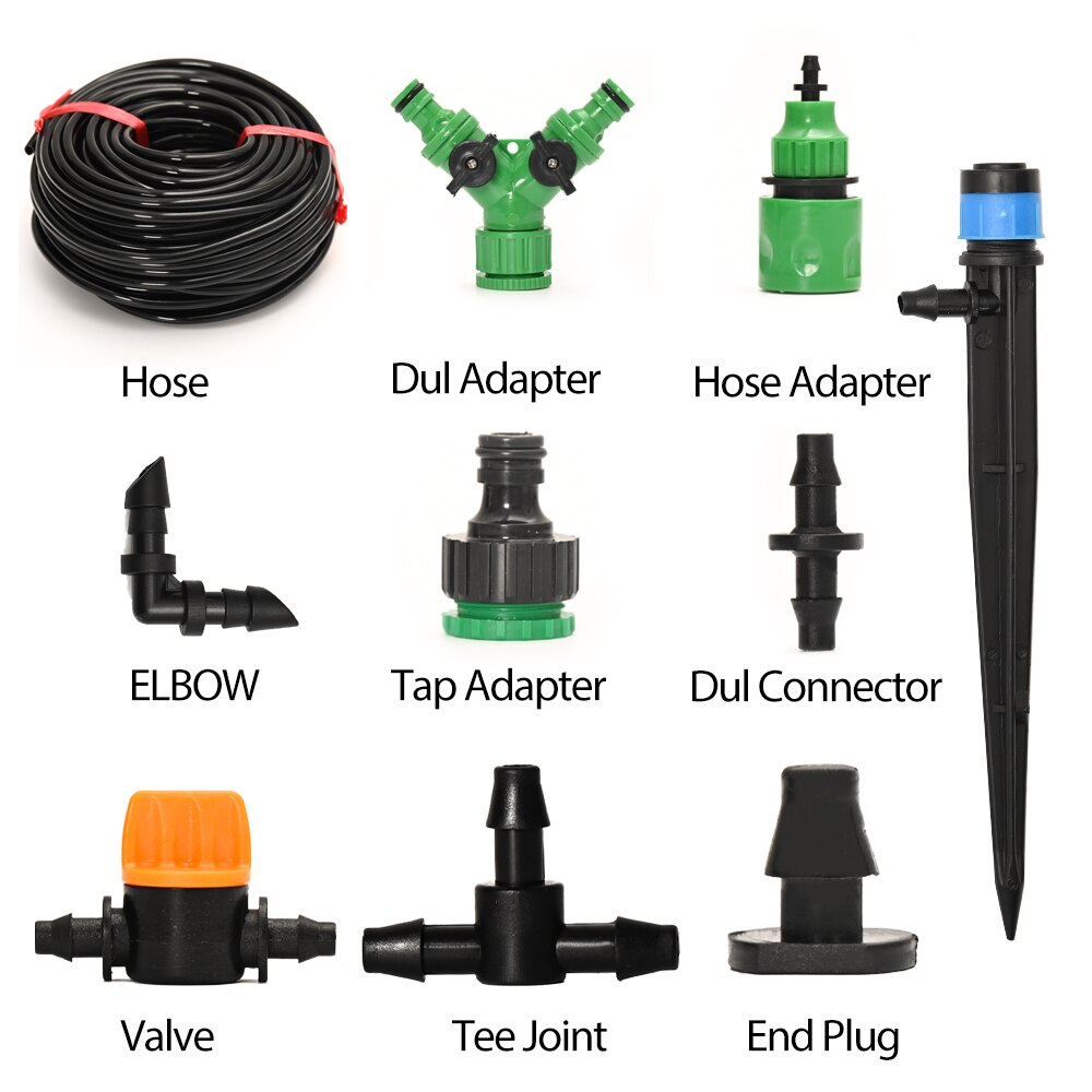 5M-60M Hose Watering Set Garden Watering System Water Plant Automatic Water Fountain Drip Irrigation System